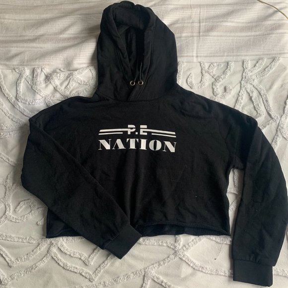 P.E Nation Tops - P.E Nation Endurance Cropped Hoodie